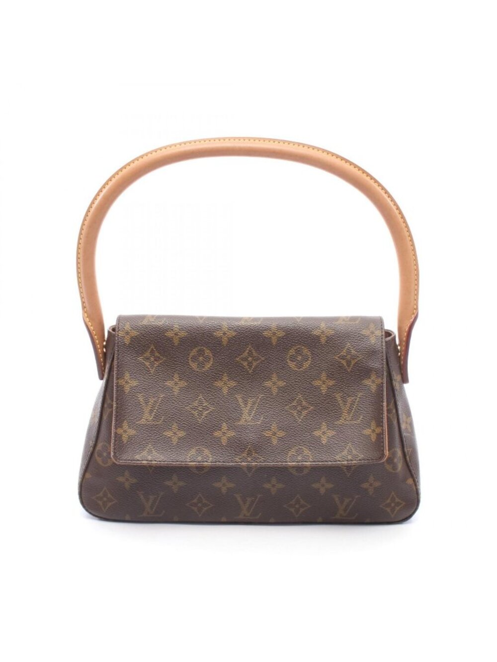 Louis Vuitton Handbag Mini Looping Canvas Leather